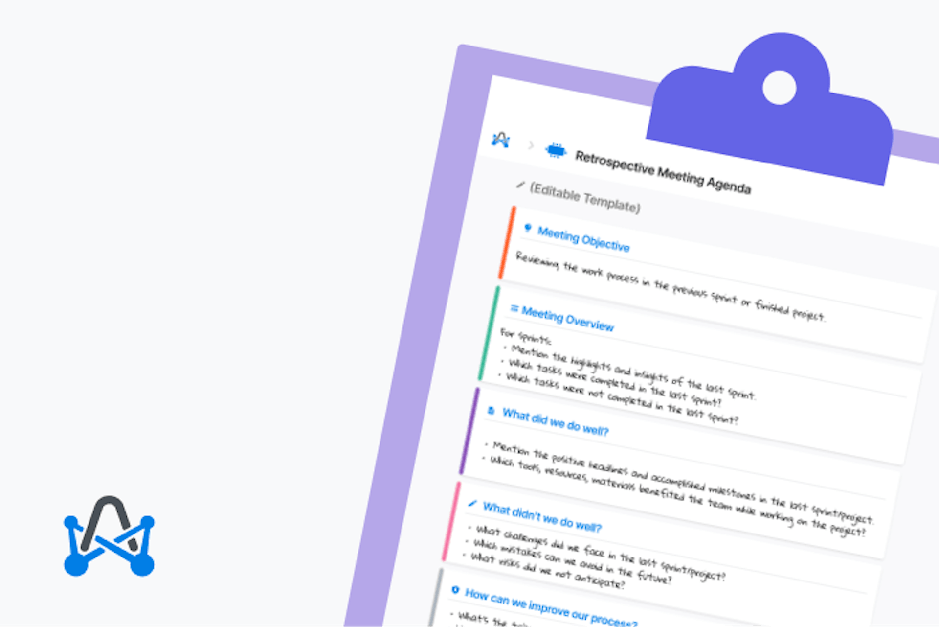 How to write retrospective meeting agenda template