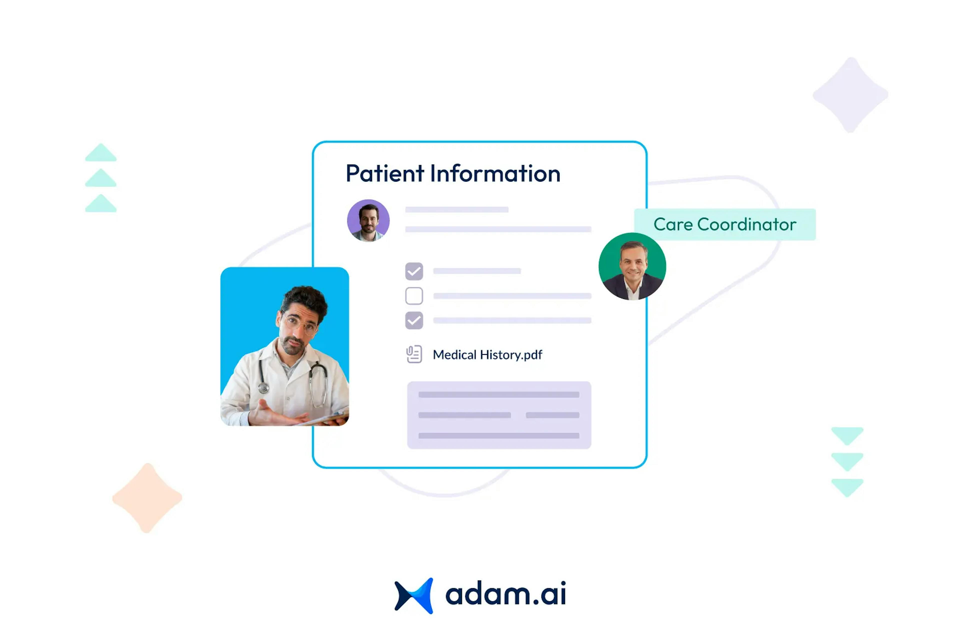 Patient care coordination in the healthcare industry