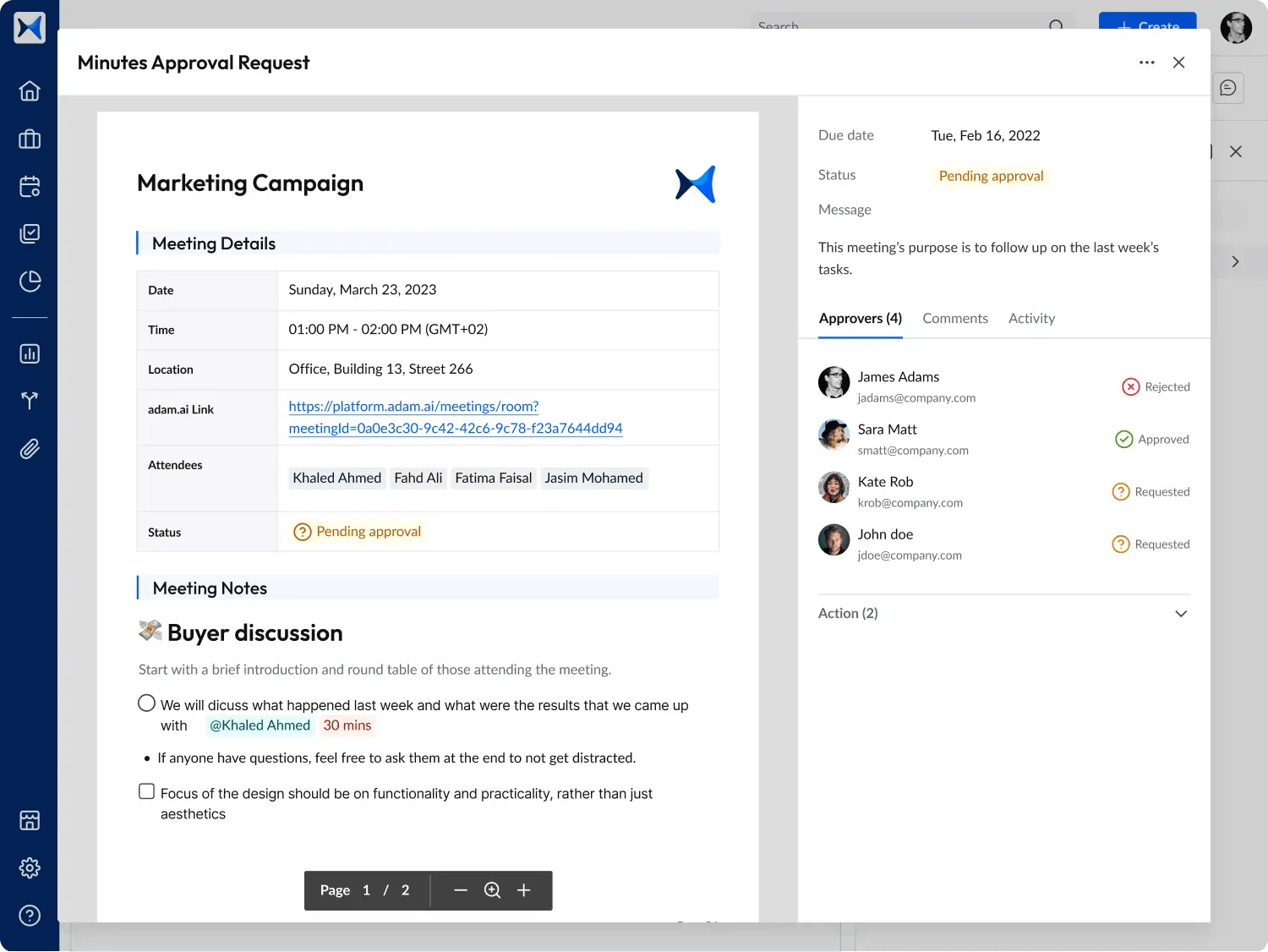 How to automatically generate meeting minutes