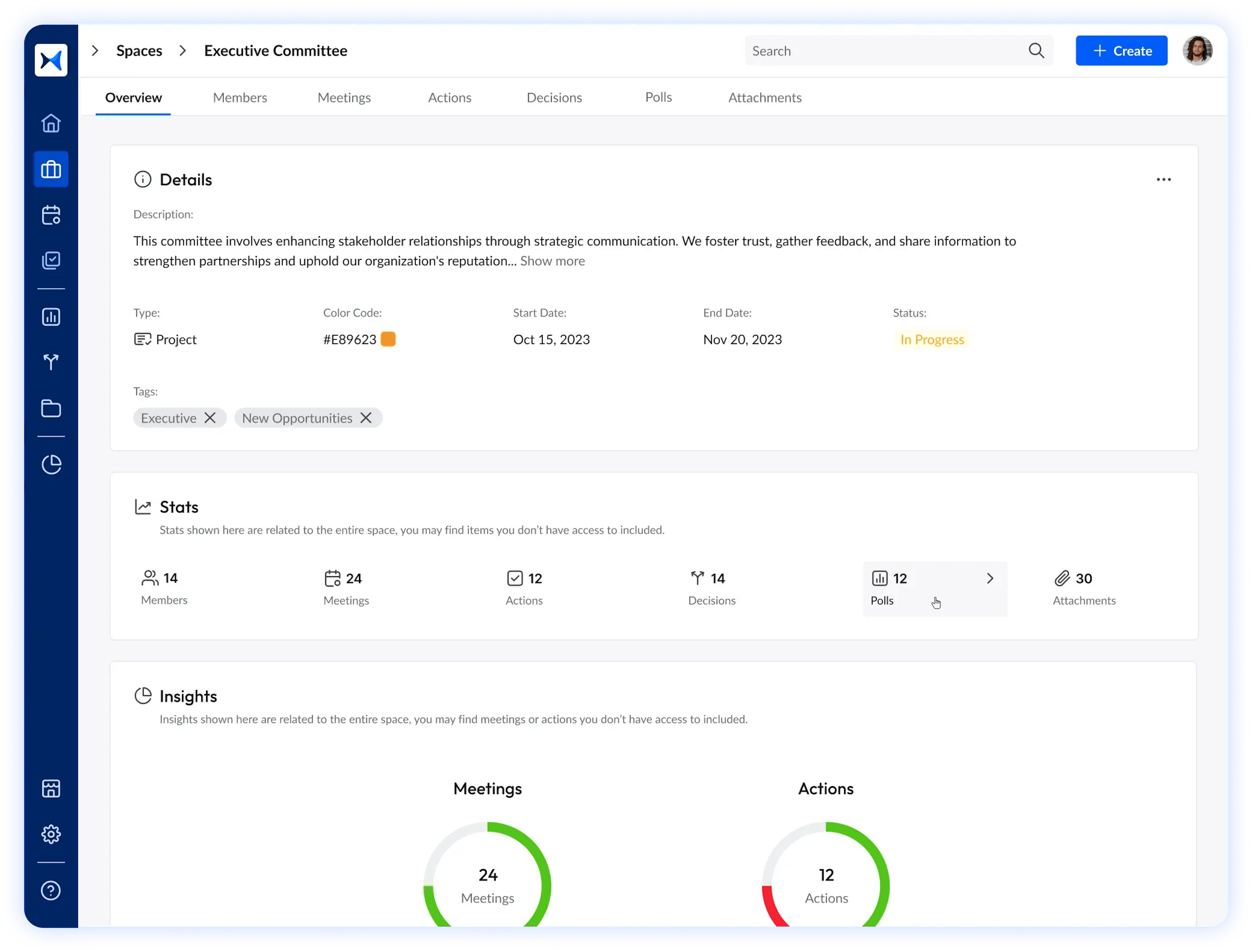 multi-meeting spaces management