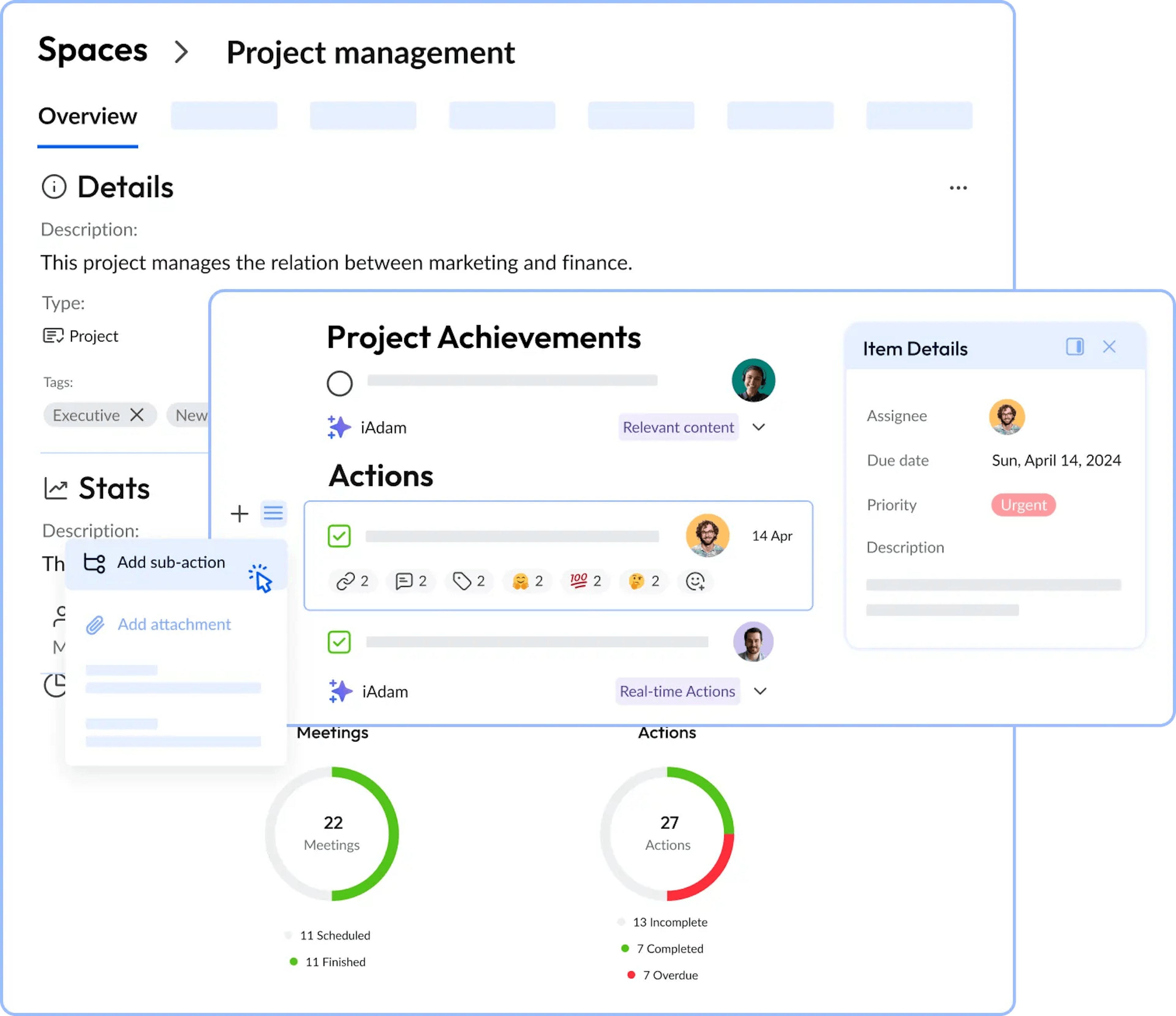 meeting management for projects