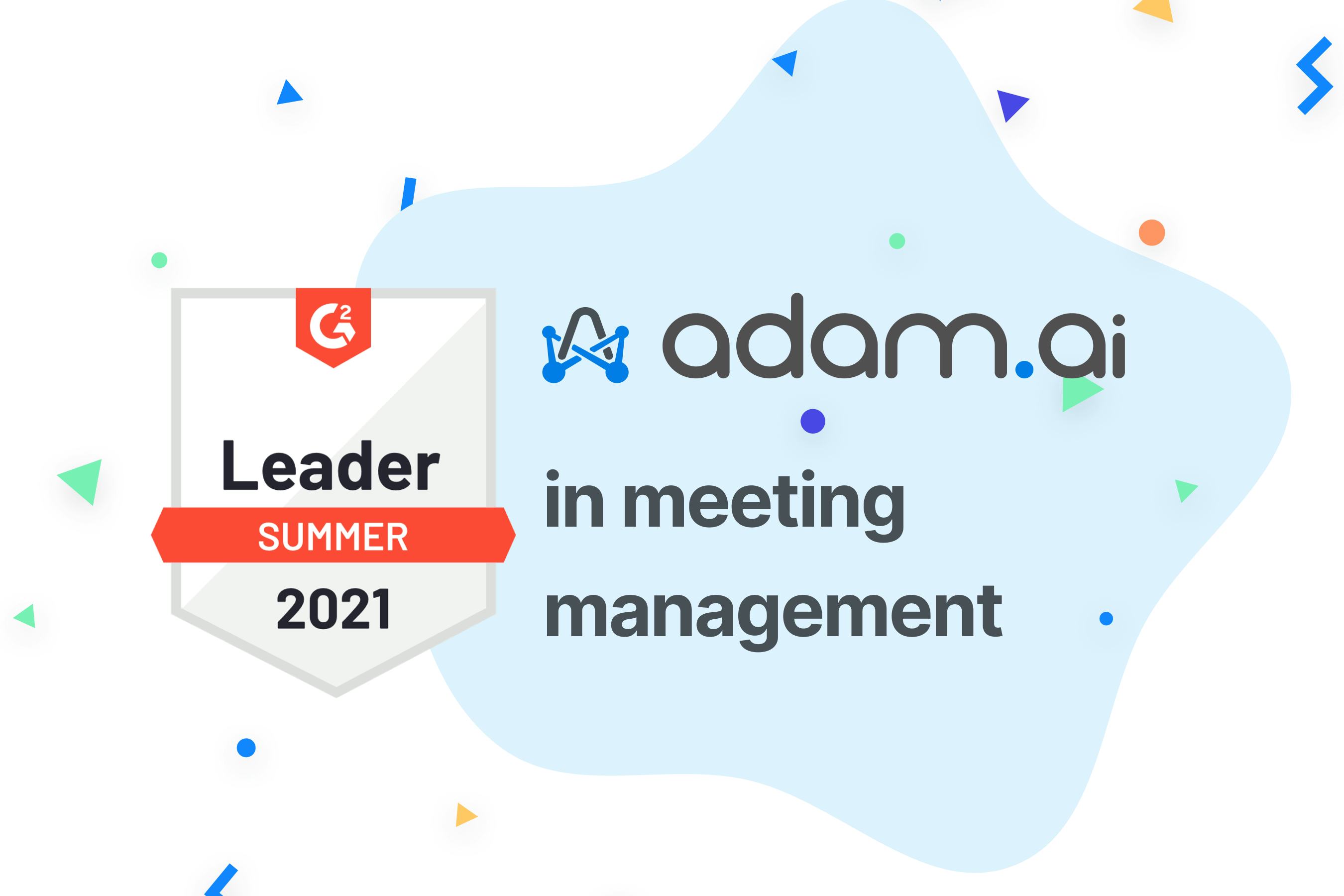 adam.ai Ranked a Leader (Summer 2021) by G2