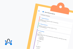 Board Meeting Agenda Template
