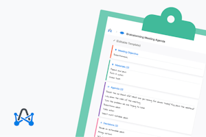 Brainstorming Meeting Agenda Template