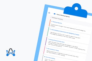 Status Meeting Agenda Template