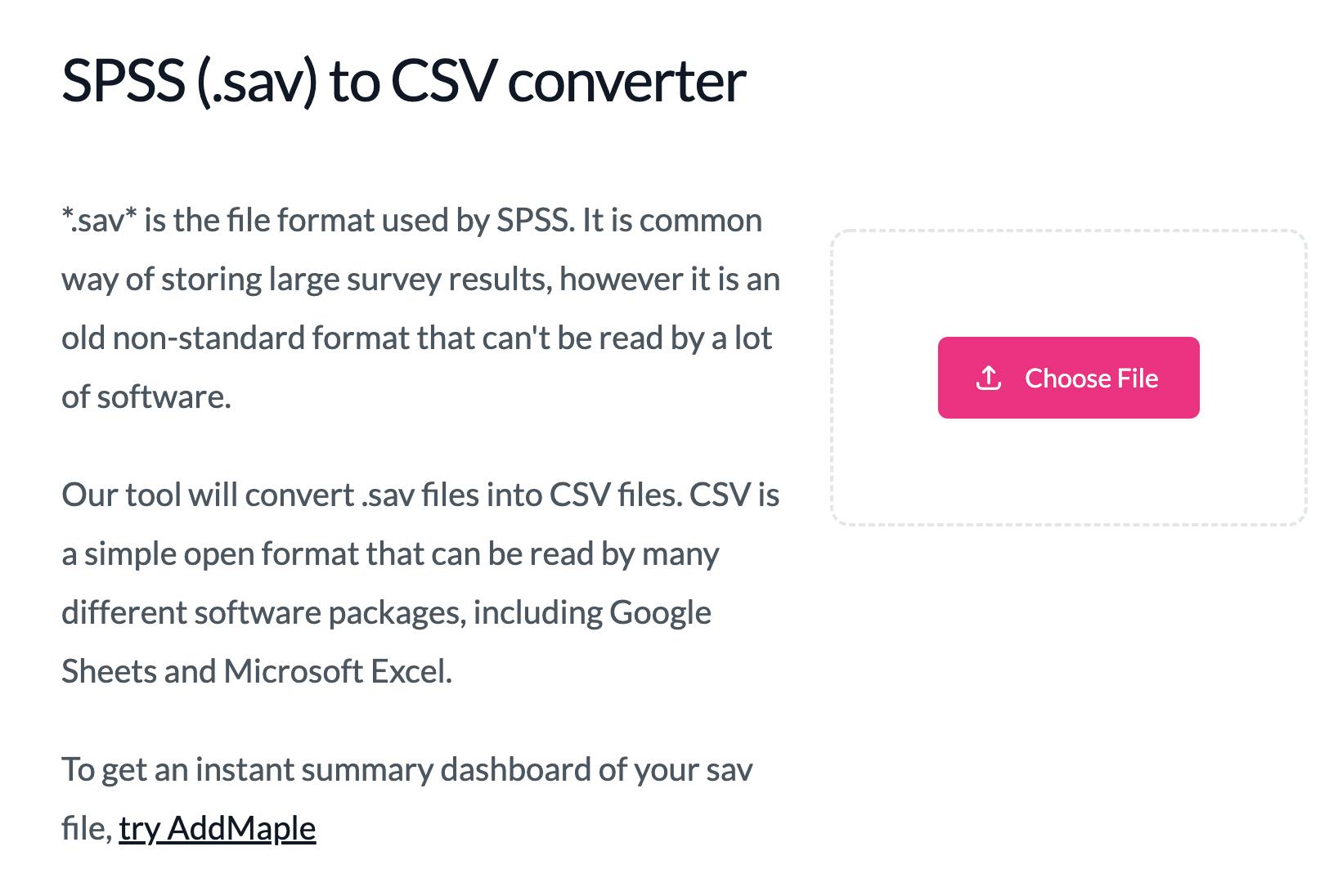 How To Open sav Files Without SPSS AddMaple how-to-open-sav-files-without-spss-addmaple