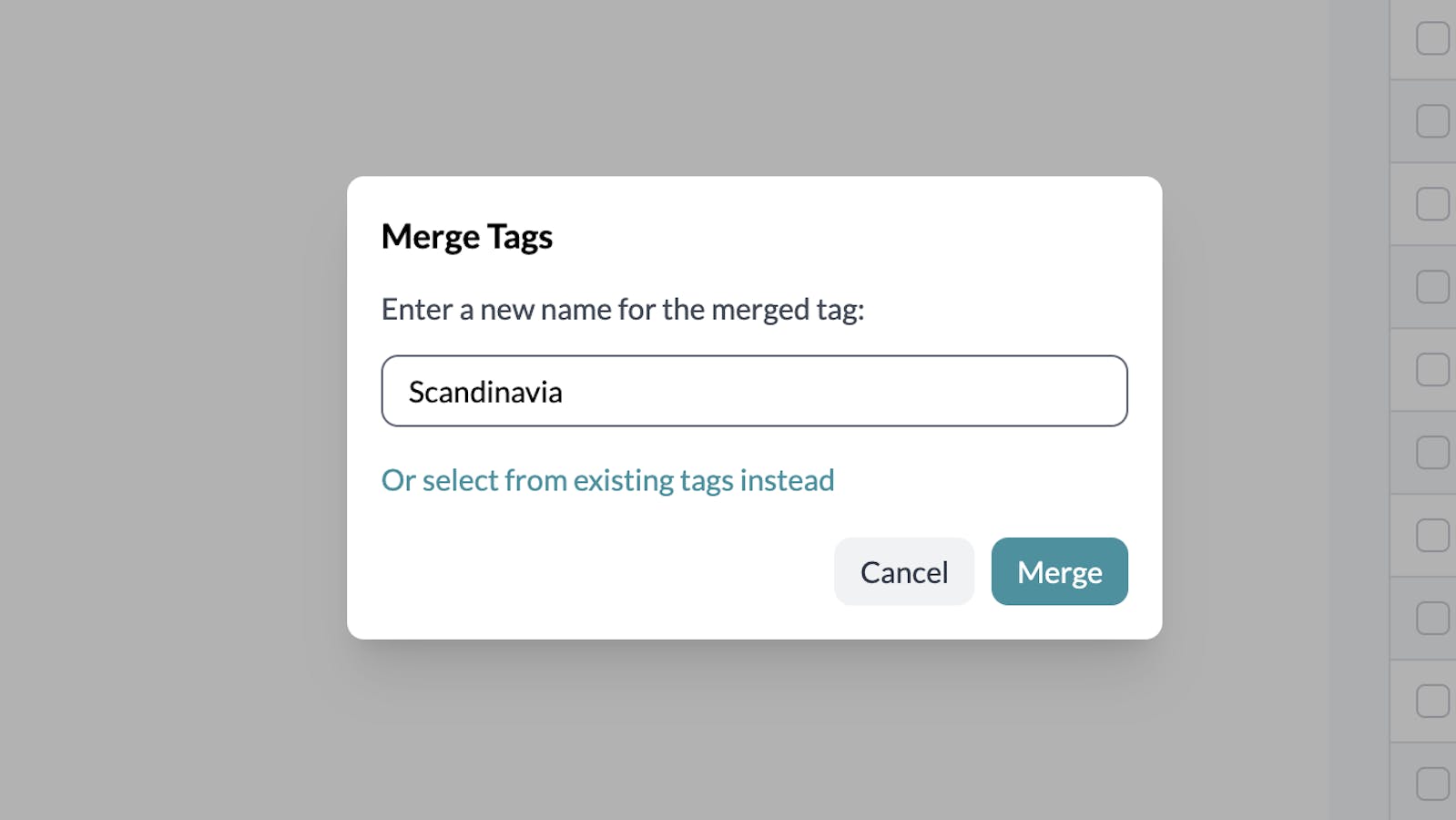 merge categories new name