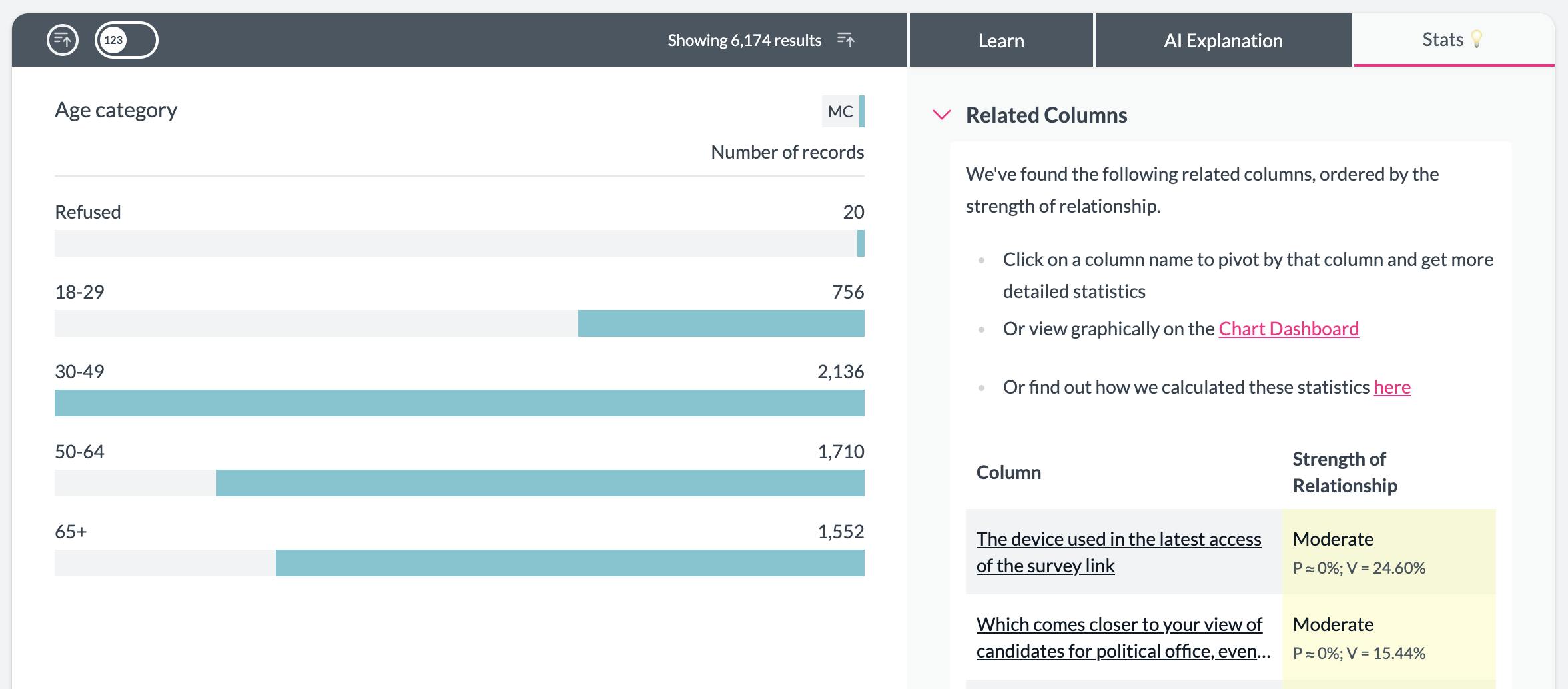 related columns in addmaple