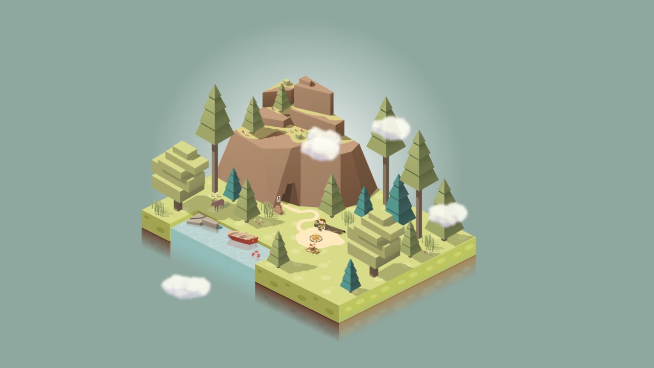 Isometric island from the "how to stay alive" game