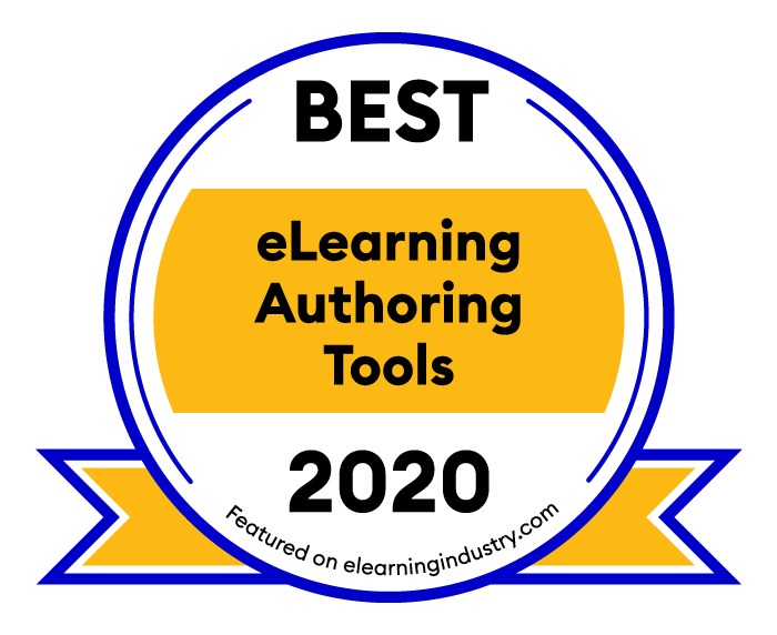 Best eLearning Authoring Tools 2020 Badge