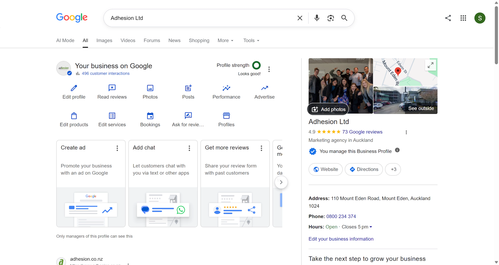 Google Business Profile optimisation