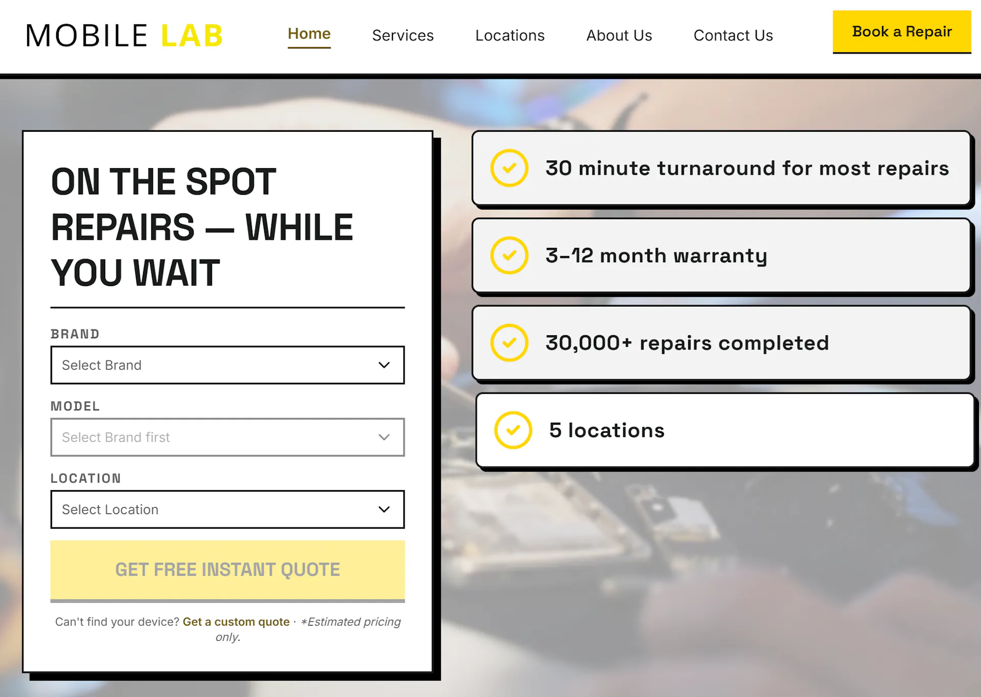 custom web design