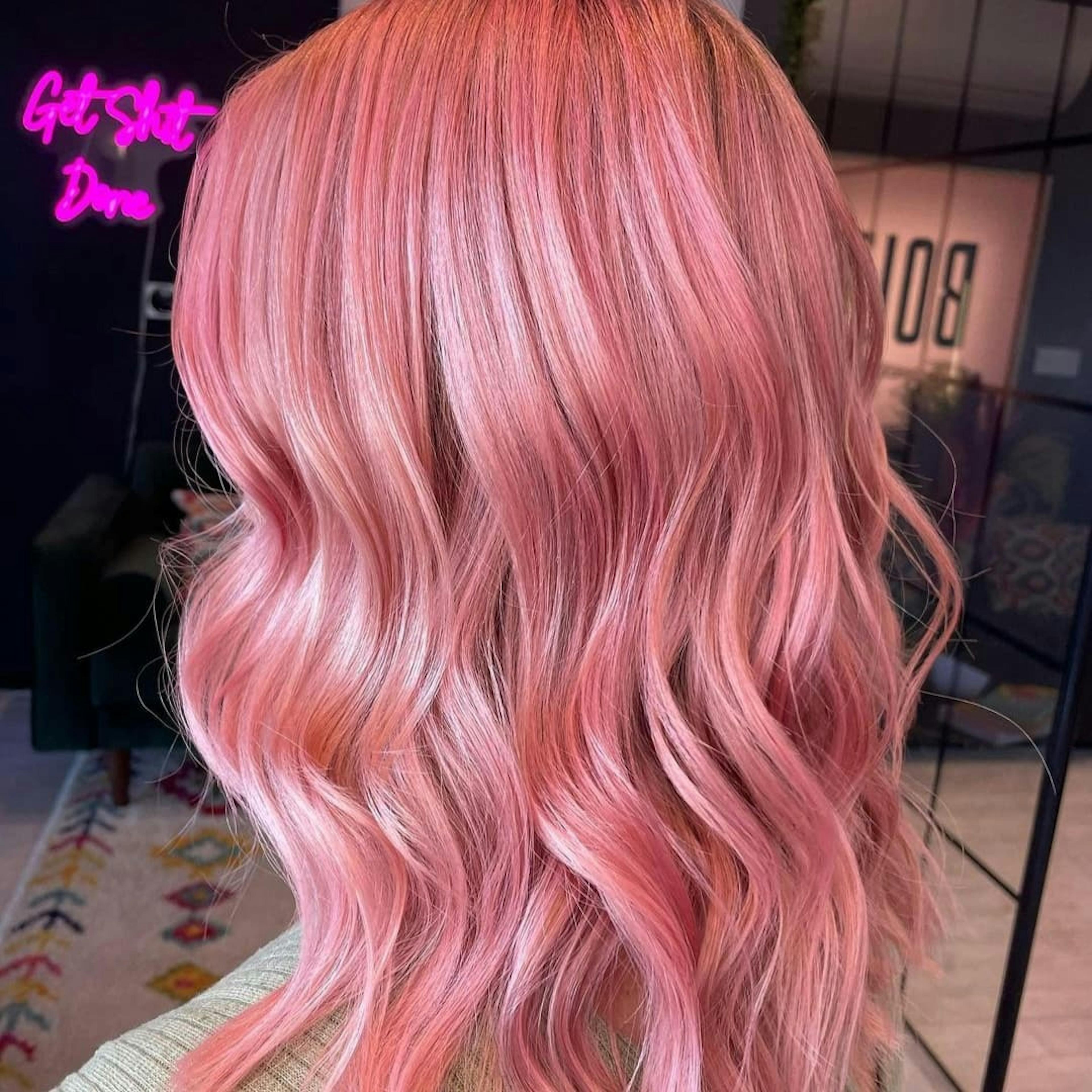 Pink hair