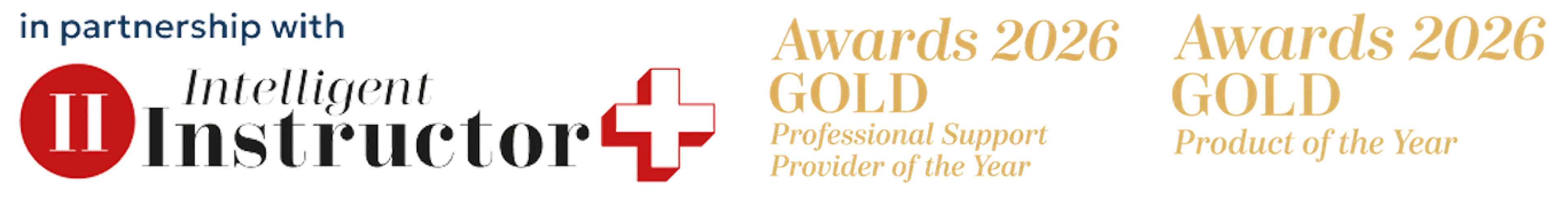 Gold winners of Product & Professional Support Provider of the Year 2026 