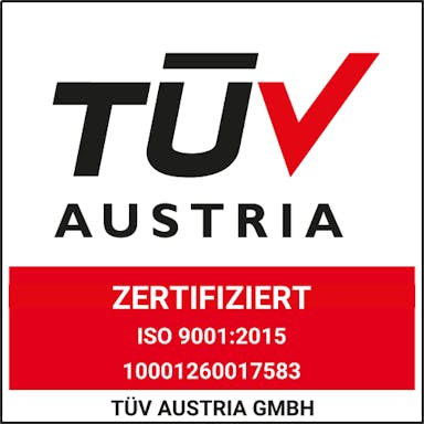 TÜV Austria ISO 9001:2015