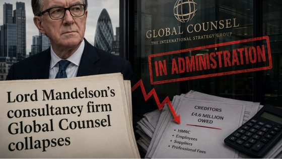 Global Counsel went into Administration