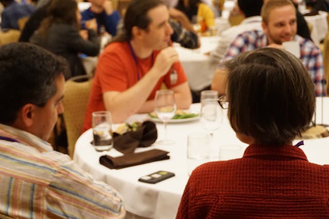 conference dinner attendees