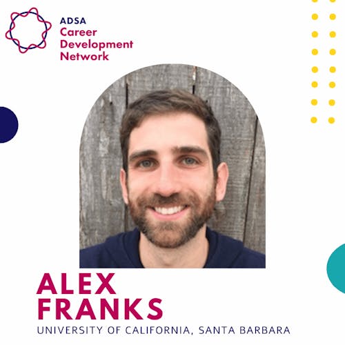 Portrait of Dr. Alex Franks, an assistant professor of statistics and applied probability at the University of California, Santa Barbara.