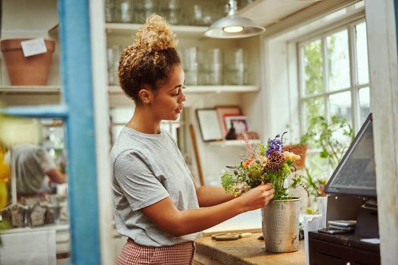 Small business shop assistant