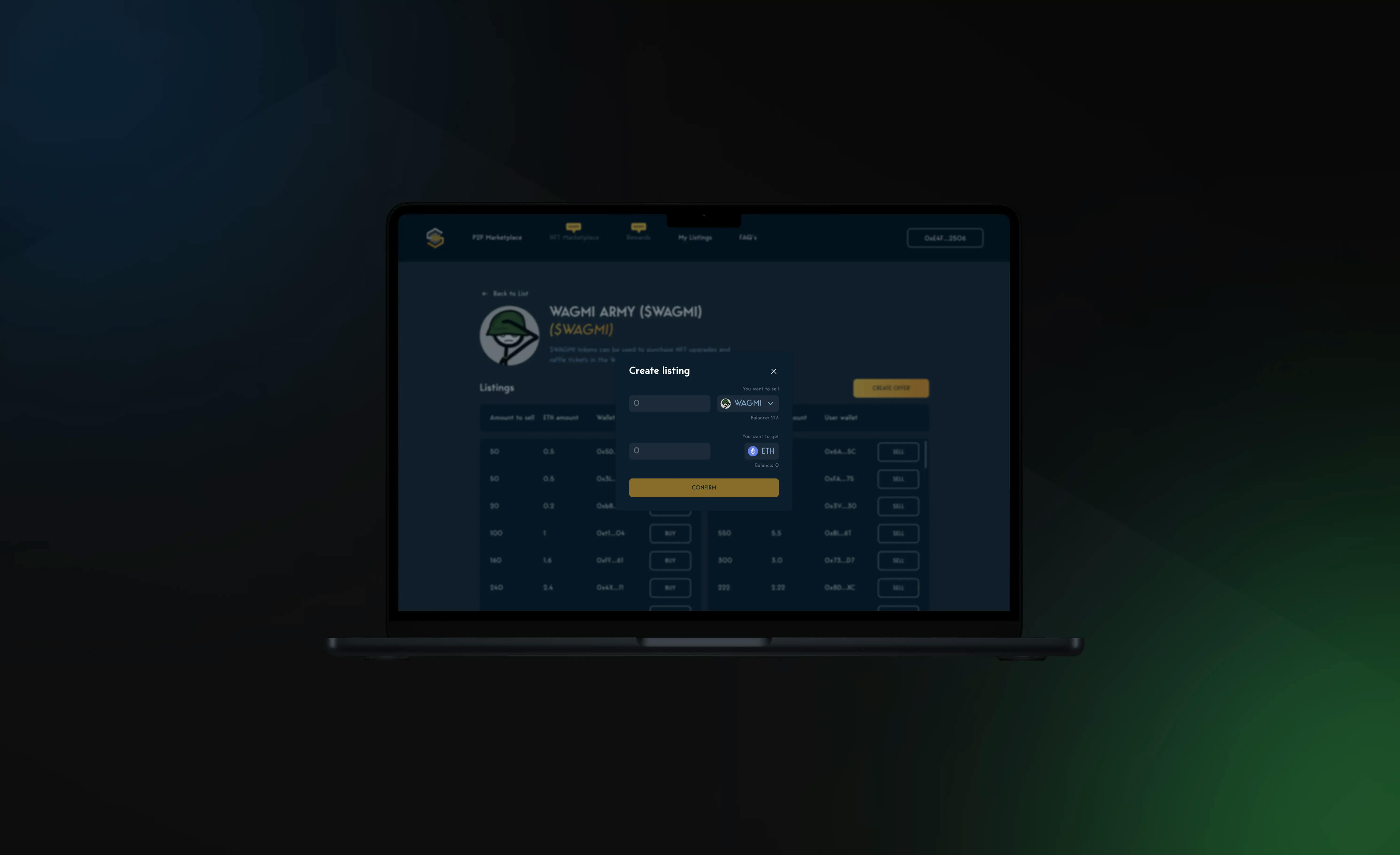 SabreSwap Token Marketplace