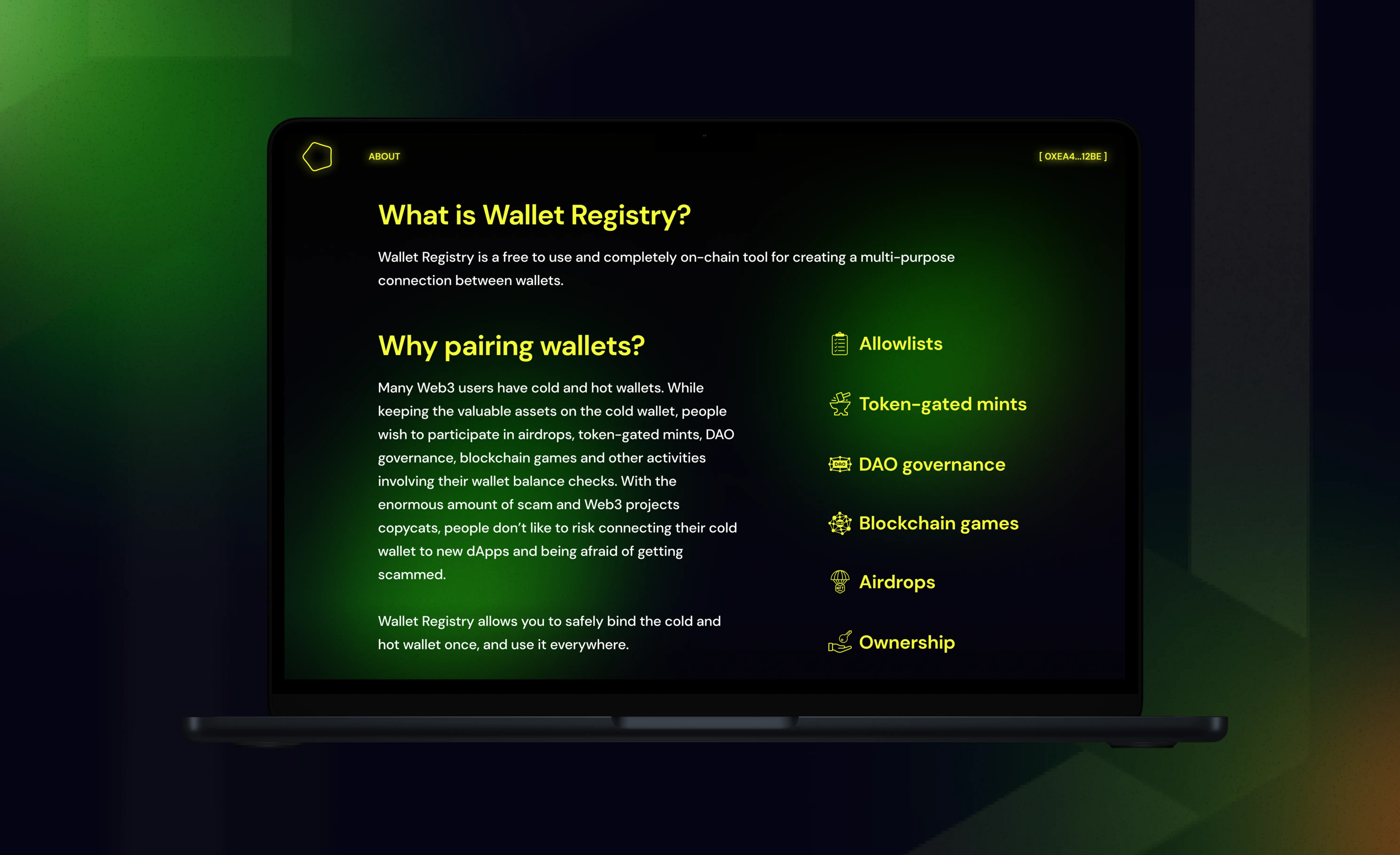 wallet registry web3 tools