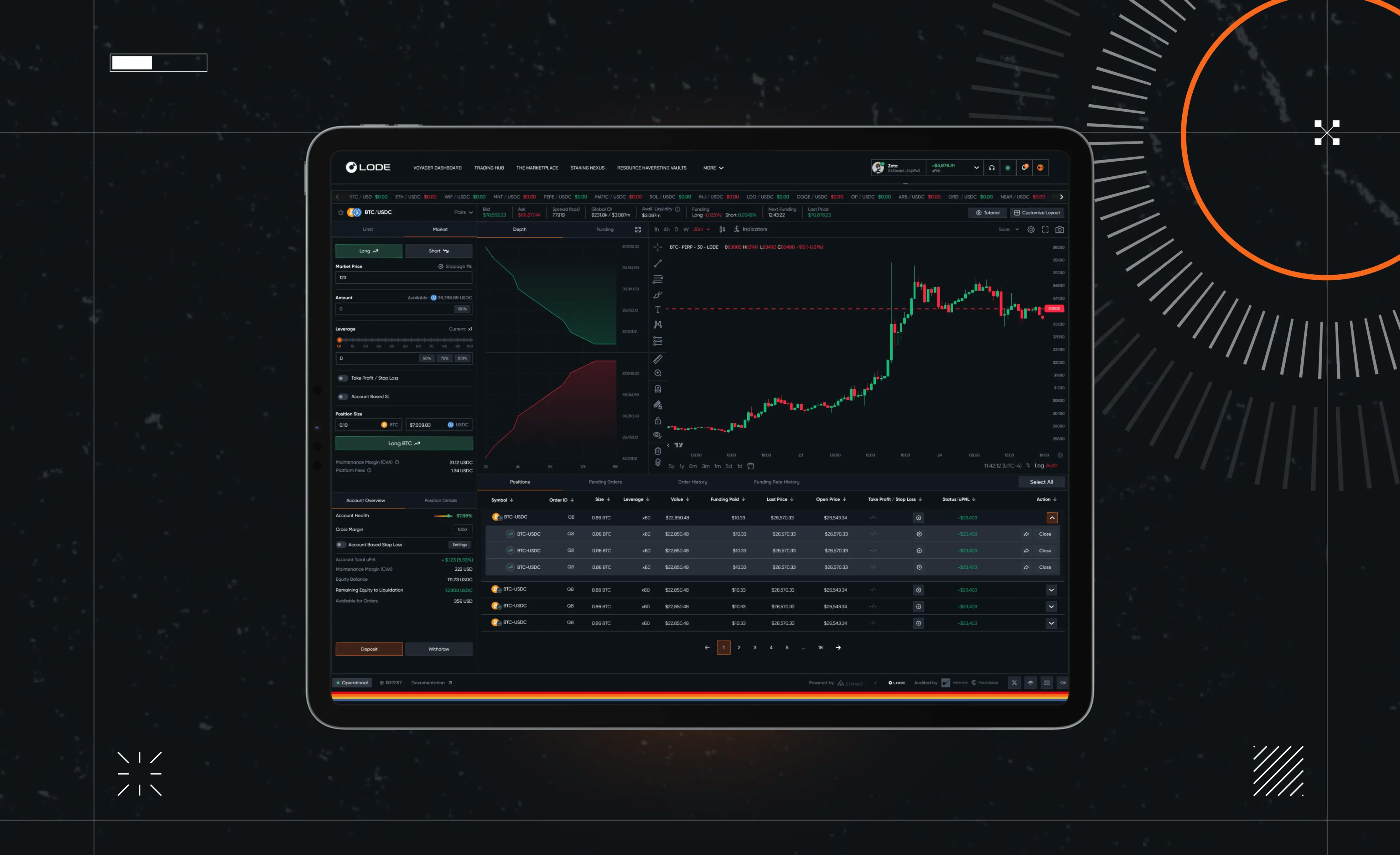 lode trading terminal