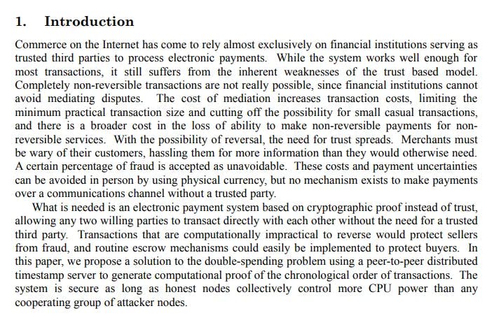 btc whitepaper introduction