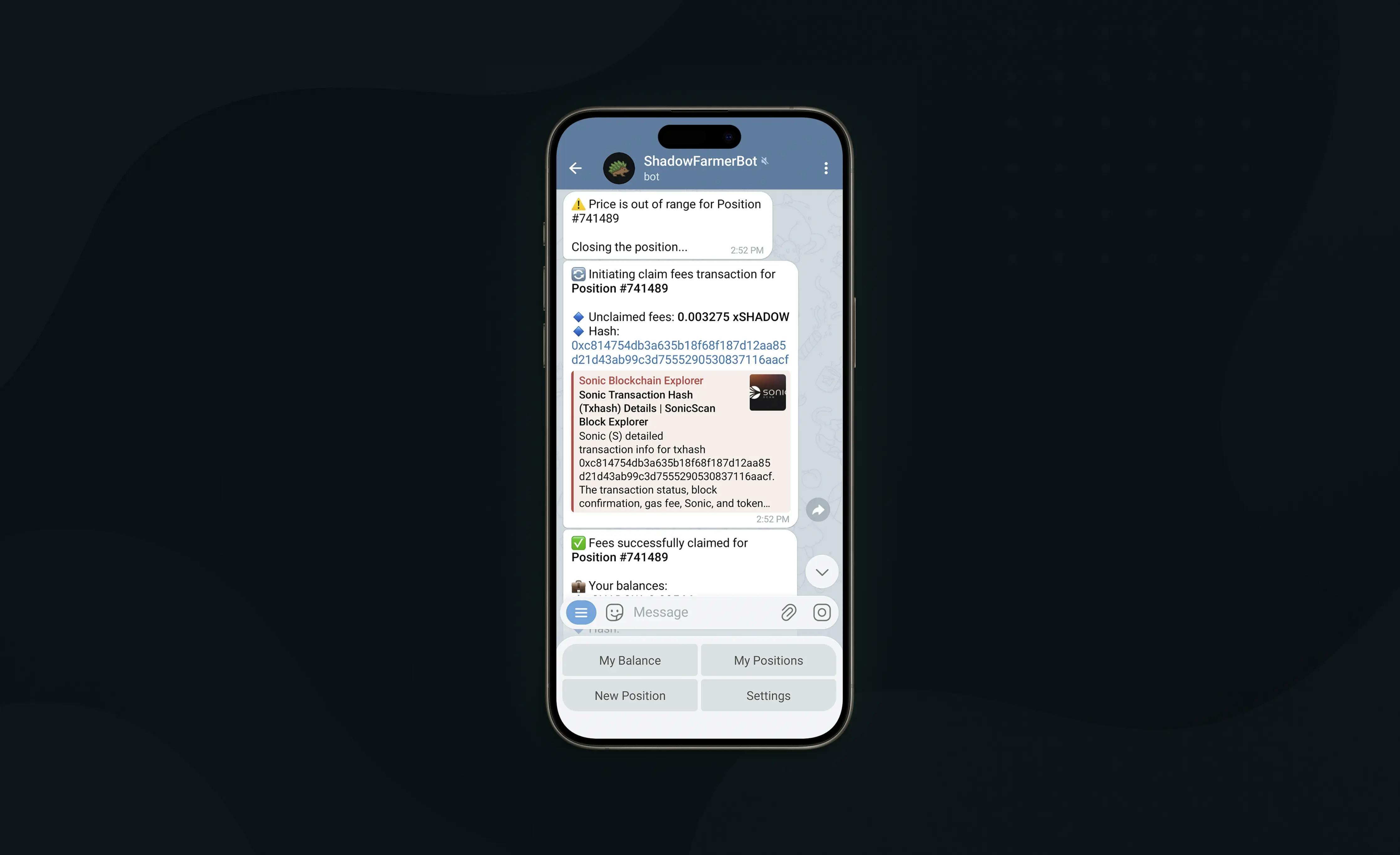 shadowfarmer liquidity telegram bot