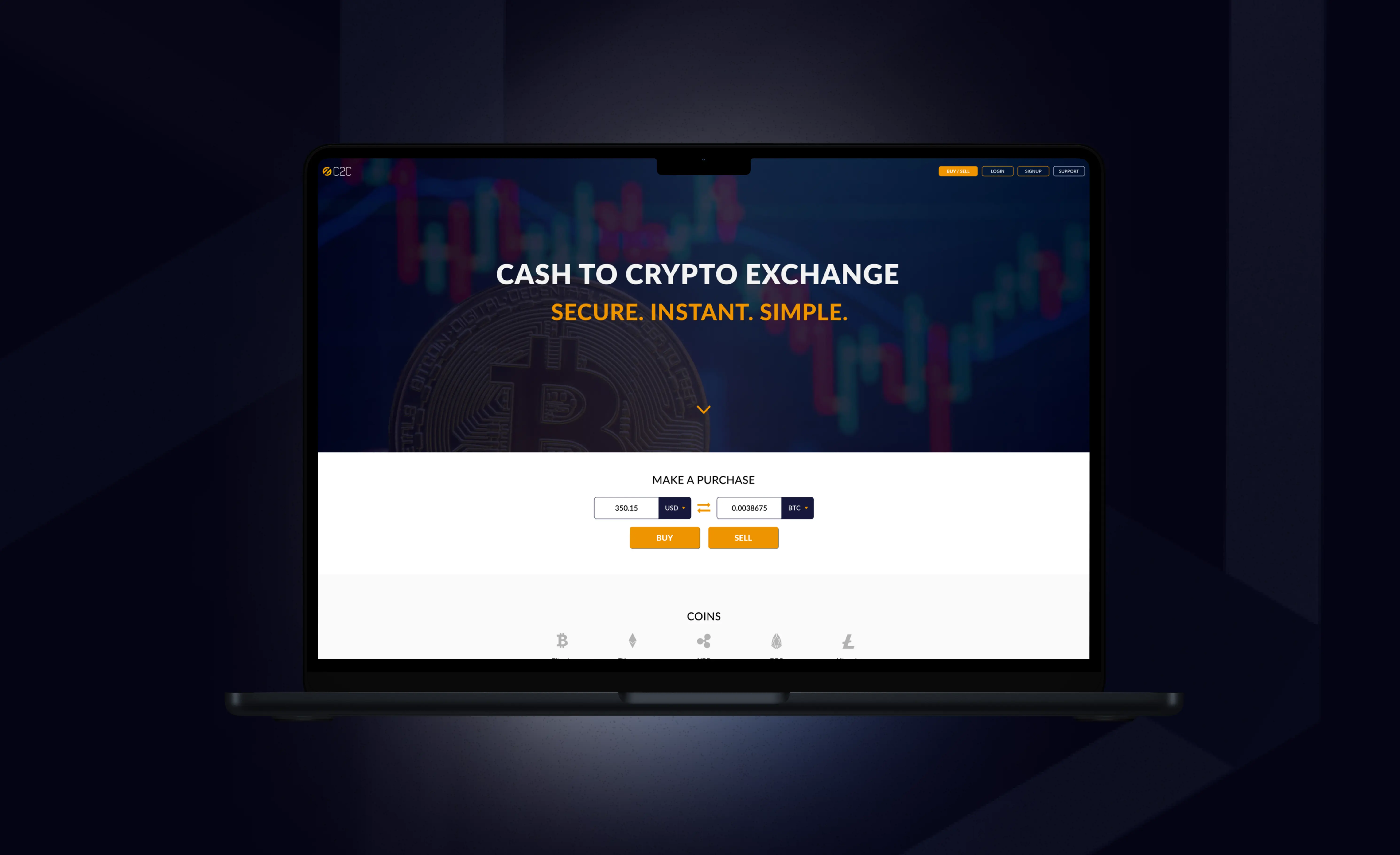 cash2crypto crypto exchange development