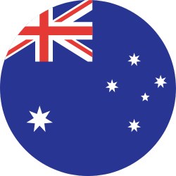 Round Australian flag