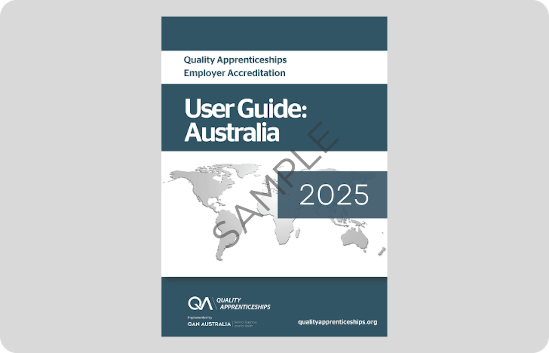 Sample user guide cover