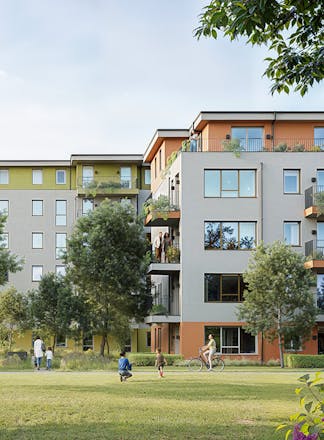 Visualisierung eines Wohnkomplexes