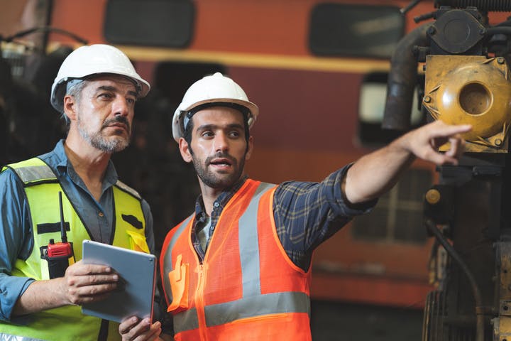 Two facilities managers using 3D scans for their engineering safety and training.