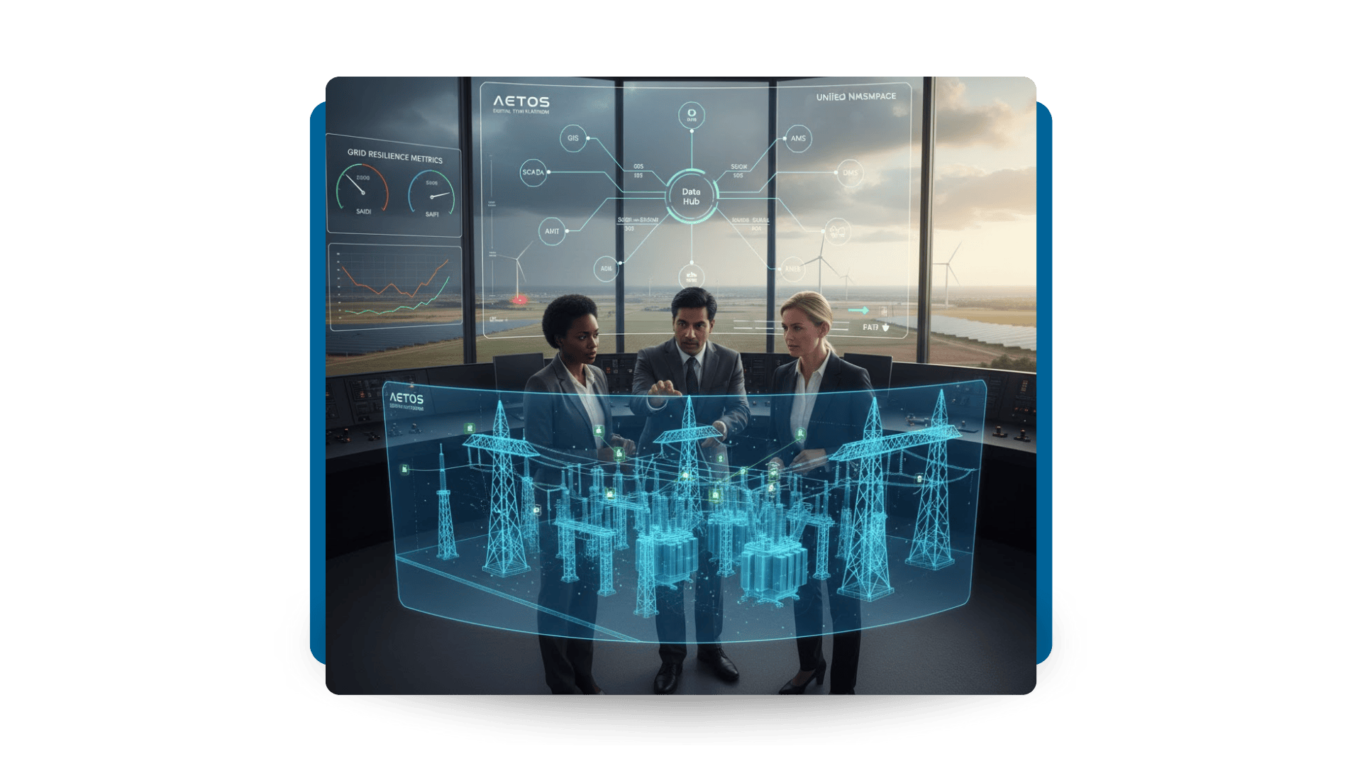 Aetos turns the abstract data from your UNS and IIoT sensors into a visual map of your actual facility.