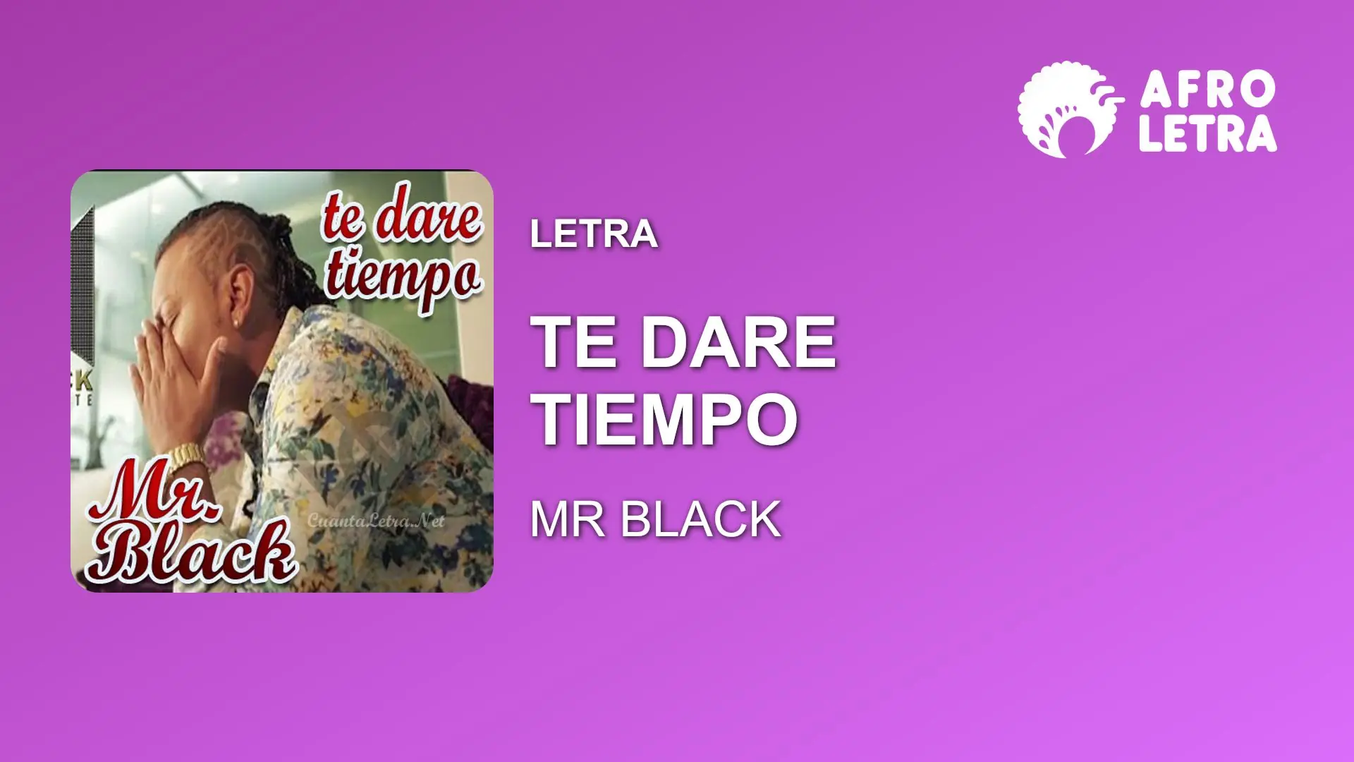 Imagen representando Te Dare Tiempo de Mr Black