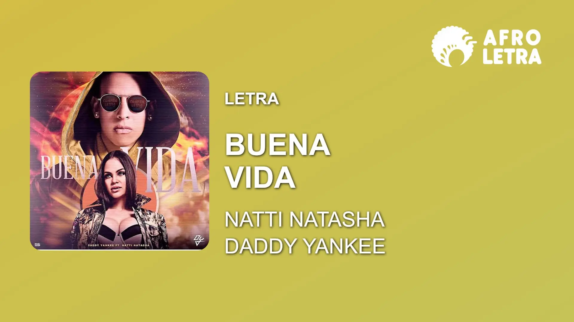 Imagen representando Buena Vida de Natti Natasha ft Daddy Yankee