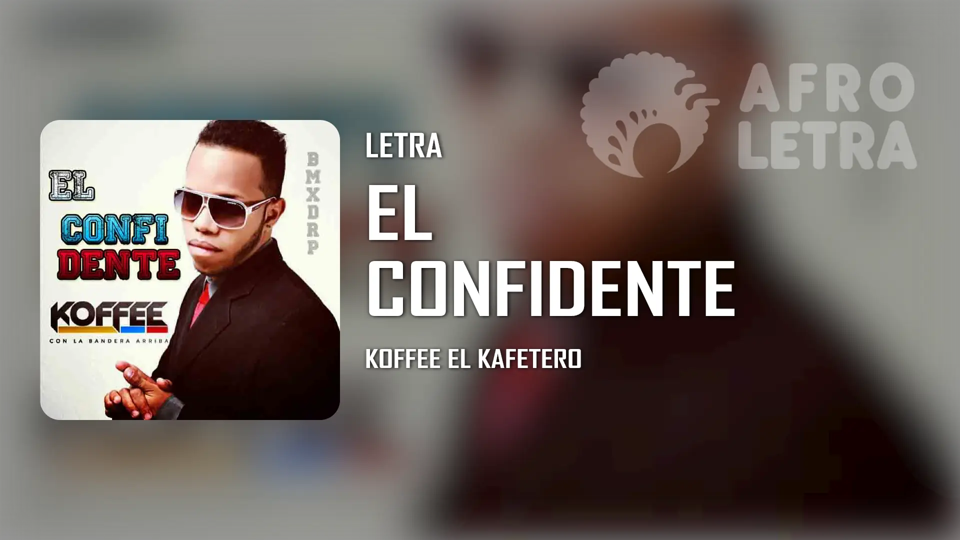 Imagen representando Tu confidente de Koffee el Kafetero
