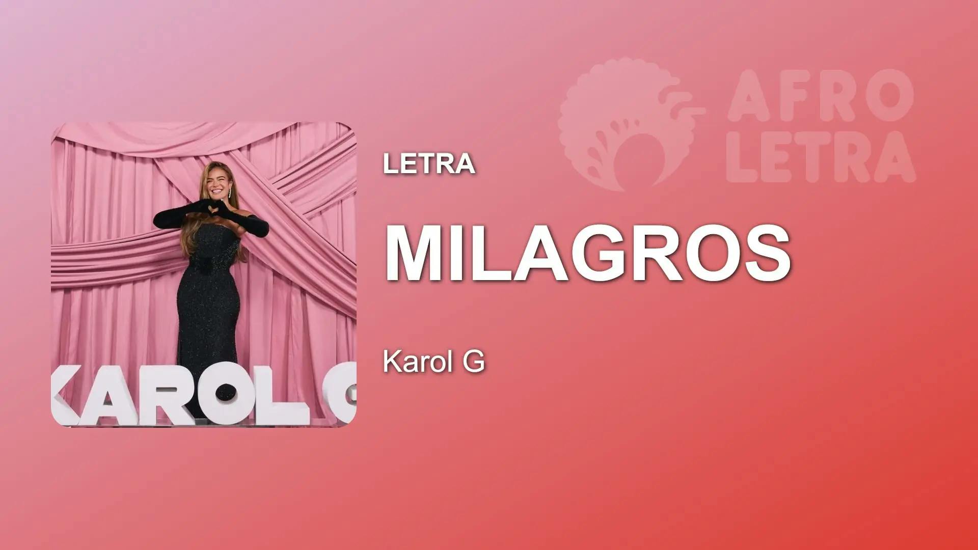 Milagros de Karol G Imagen representando Milagros de Karol G