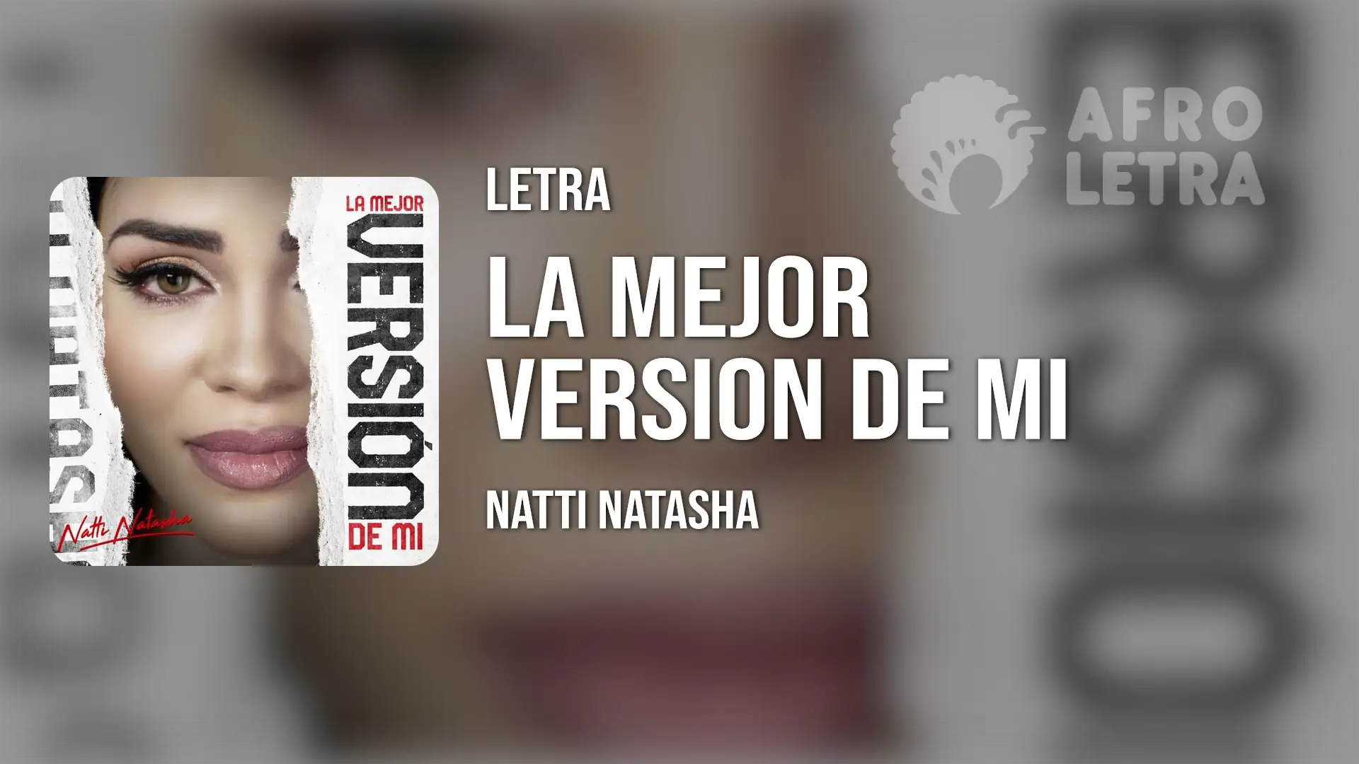 Imagen representando La Mejor Version De Mi de Natti Natasha