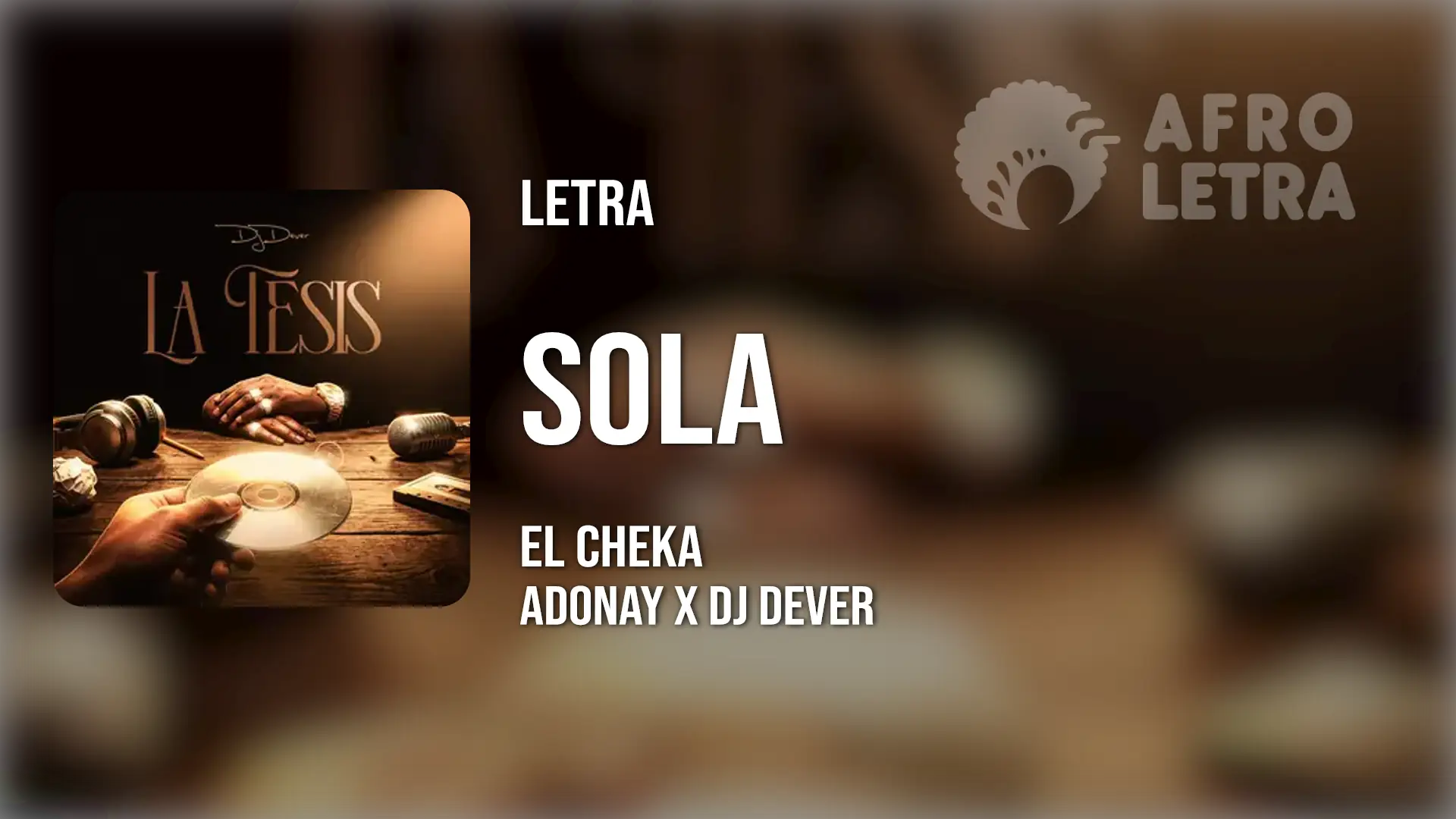 Imagen representando Sola de El Cheka ft Adonay