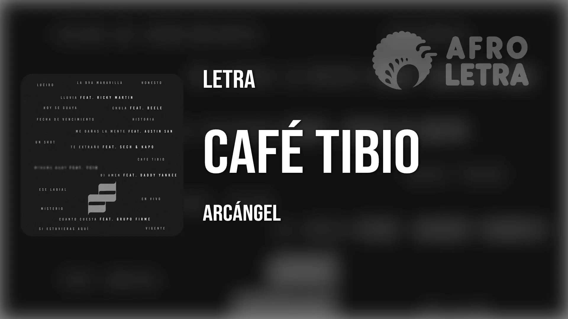 Imagen representando Café Tibio de Arcángel