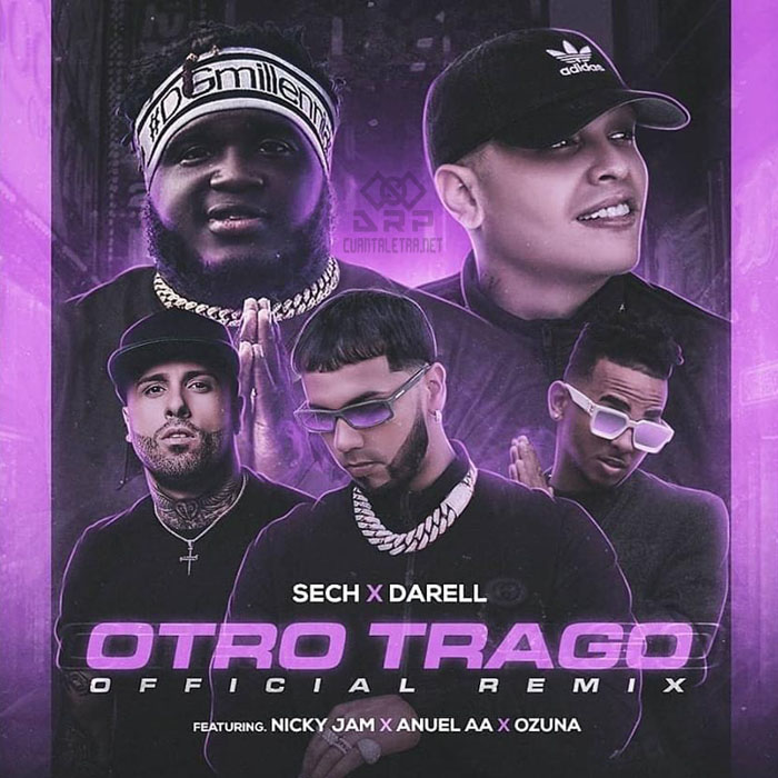 Imagen representando Otro Trago Remix de Sech x Darell x Anuel AA x Ozuna x Nicky Jam