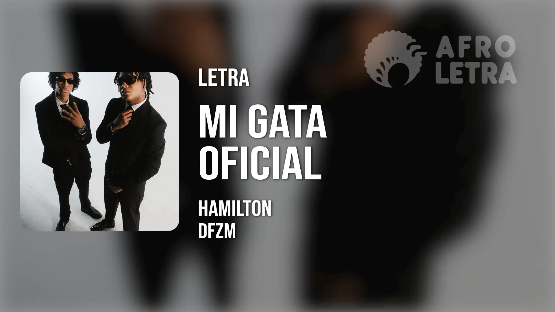 Imagen representando Mi Gata Oficial de Hamilton ft DFZM