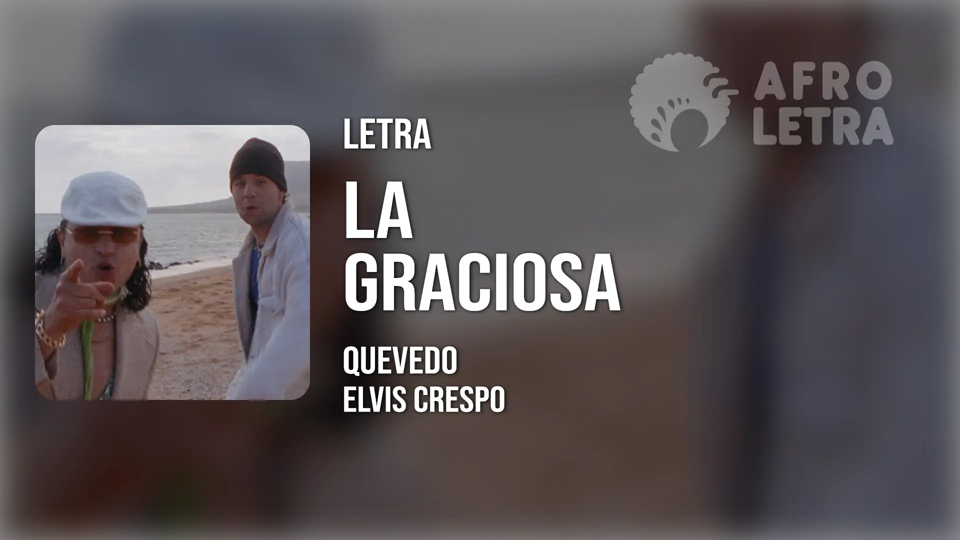 Imagen representando La Graciosa de Quevedo ft Elvis Crespo