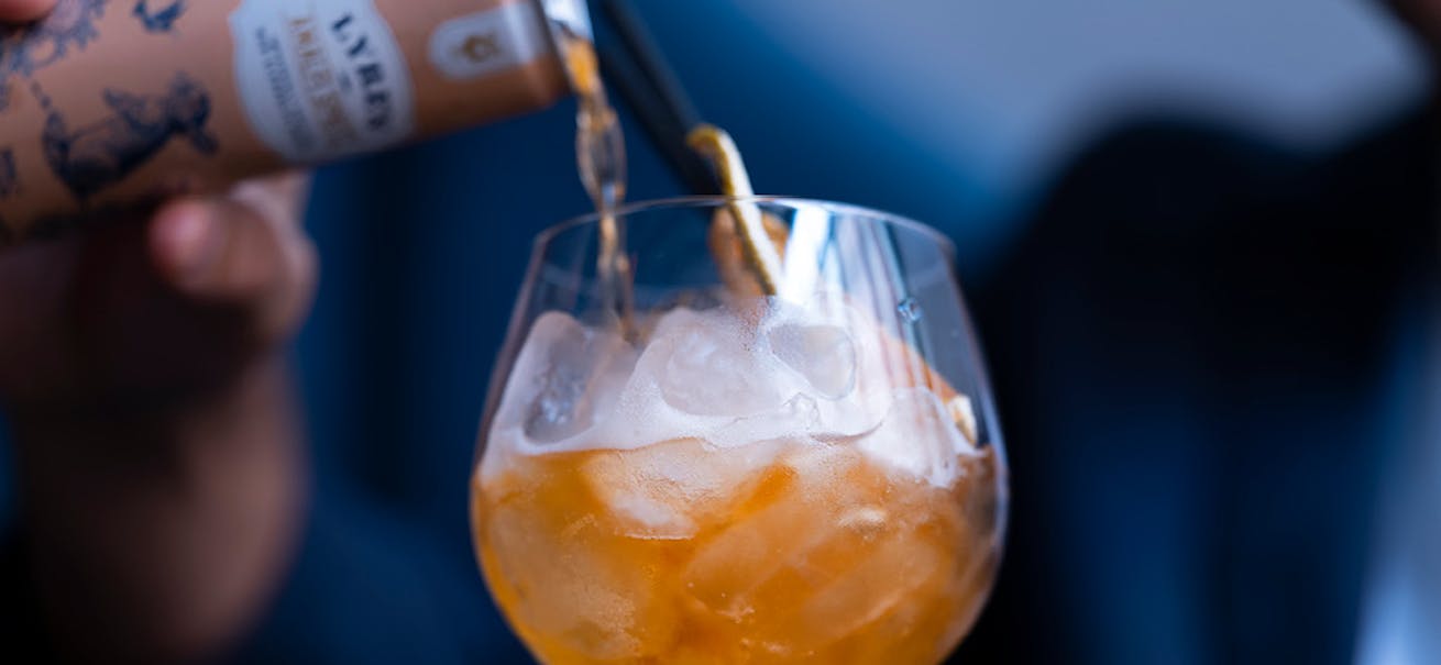 A Lyre's Spirit Co cocktail