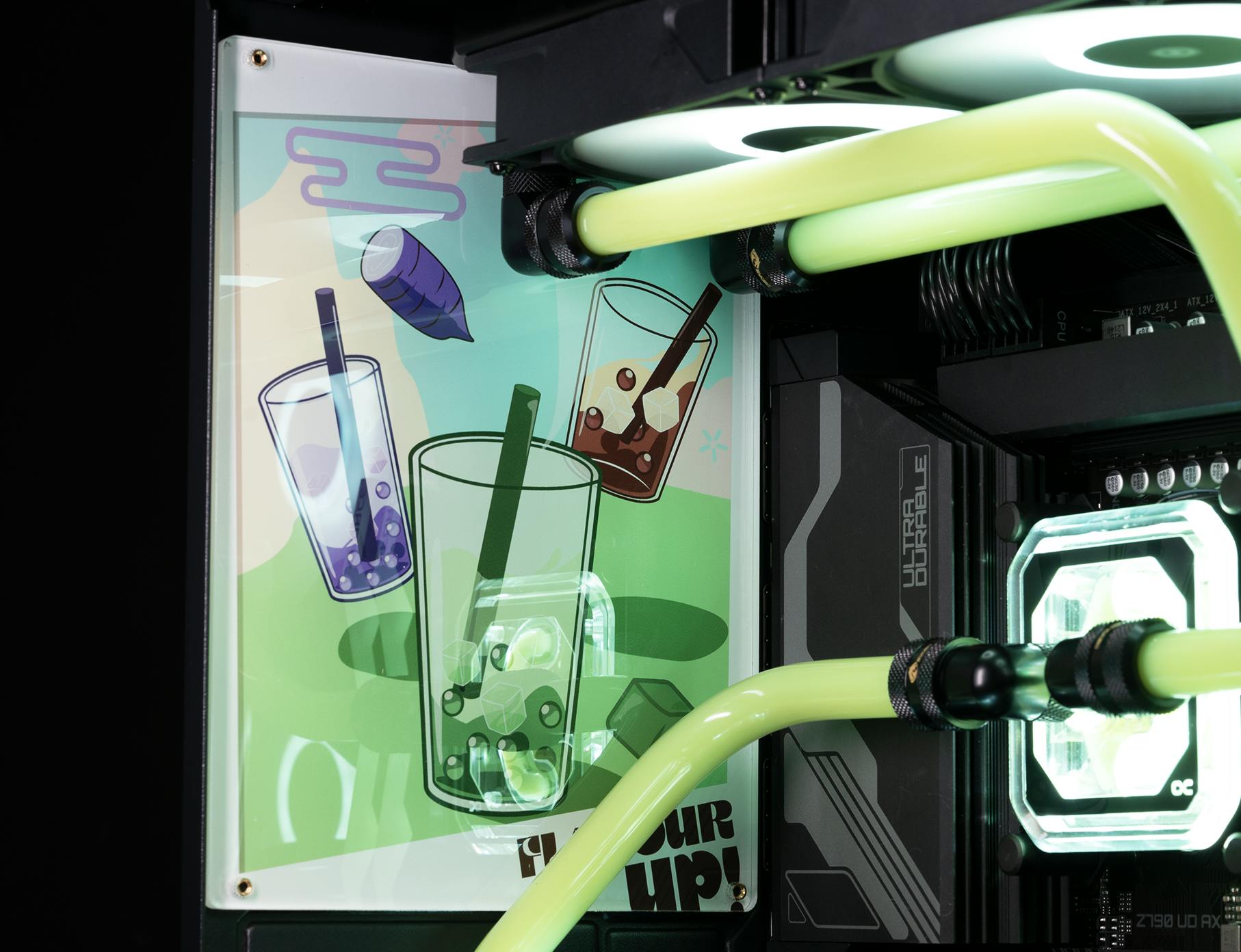 Bubble Tea Acrylic Poster