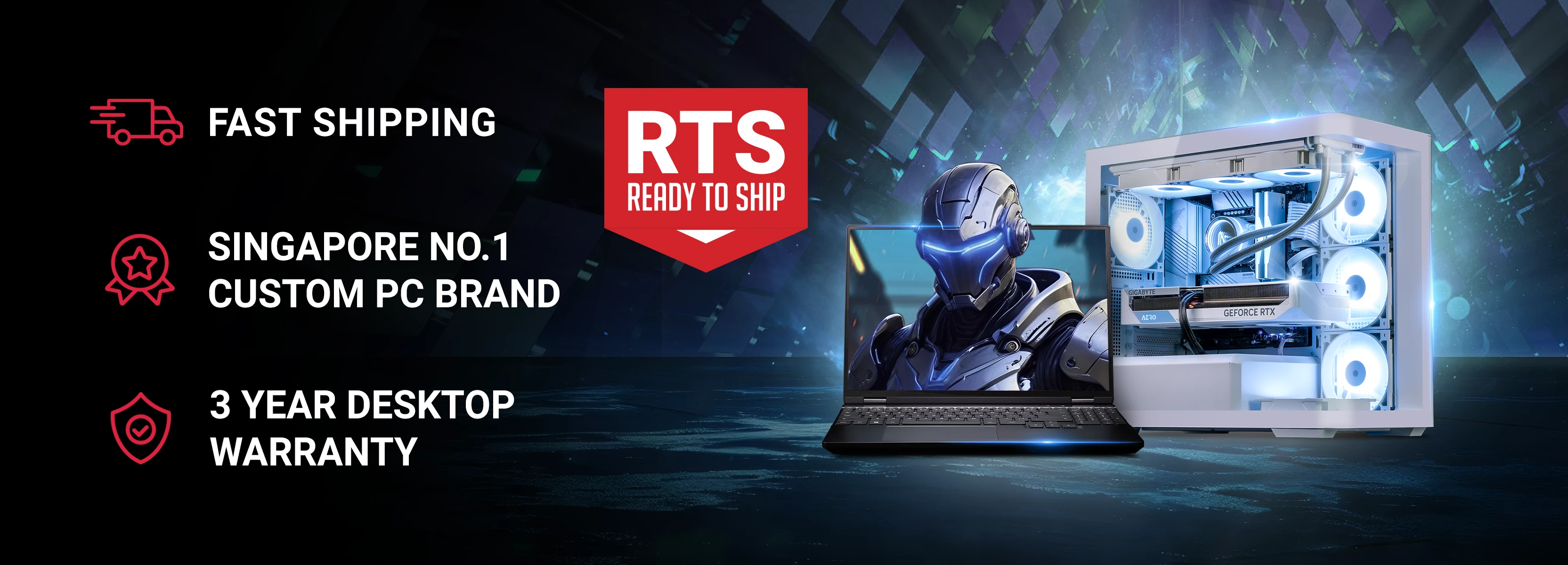 Ready To Ship Desktops AFTERSHOCK PC COMEX