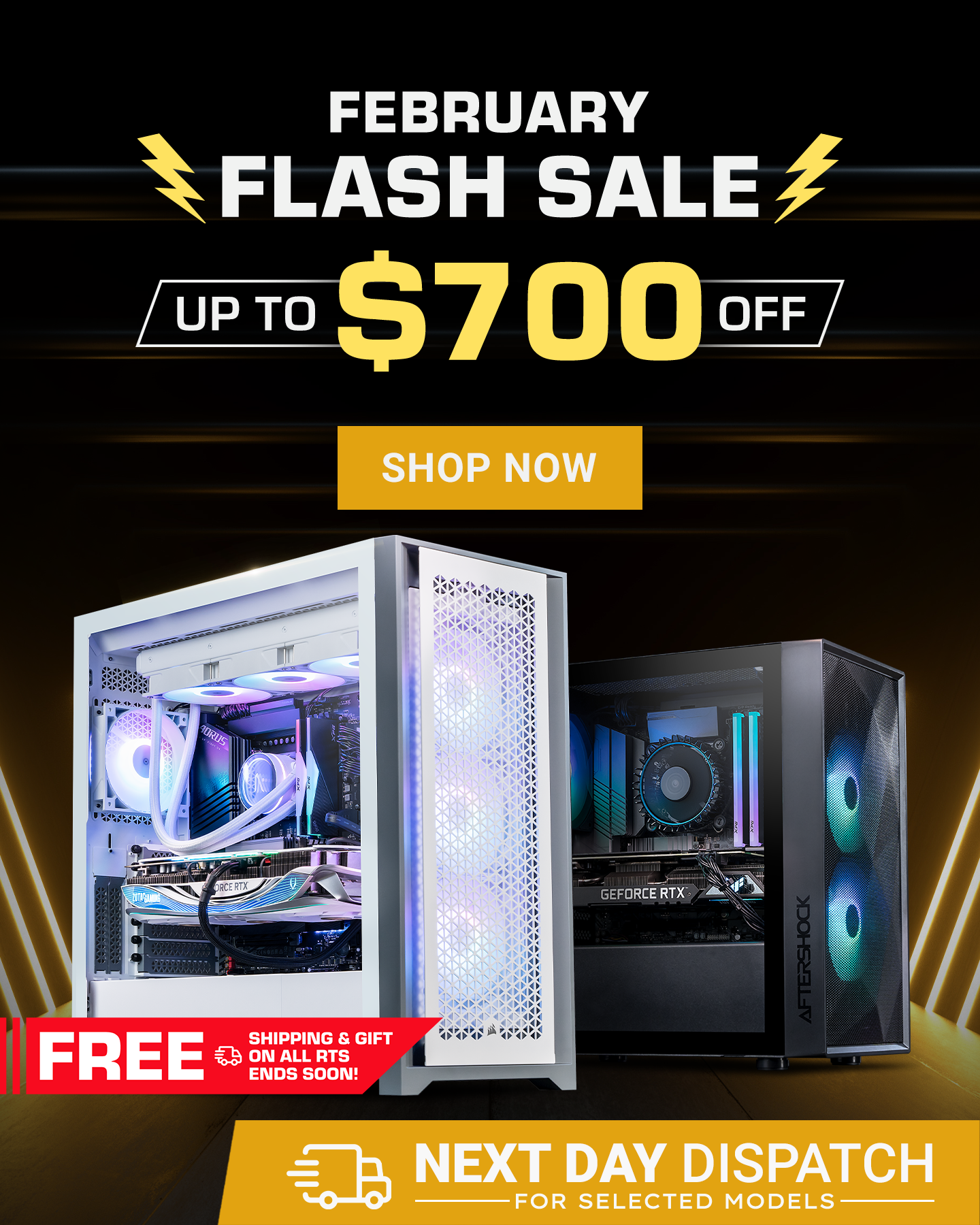 aftershock pc sales