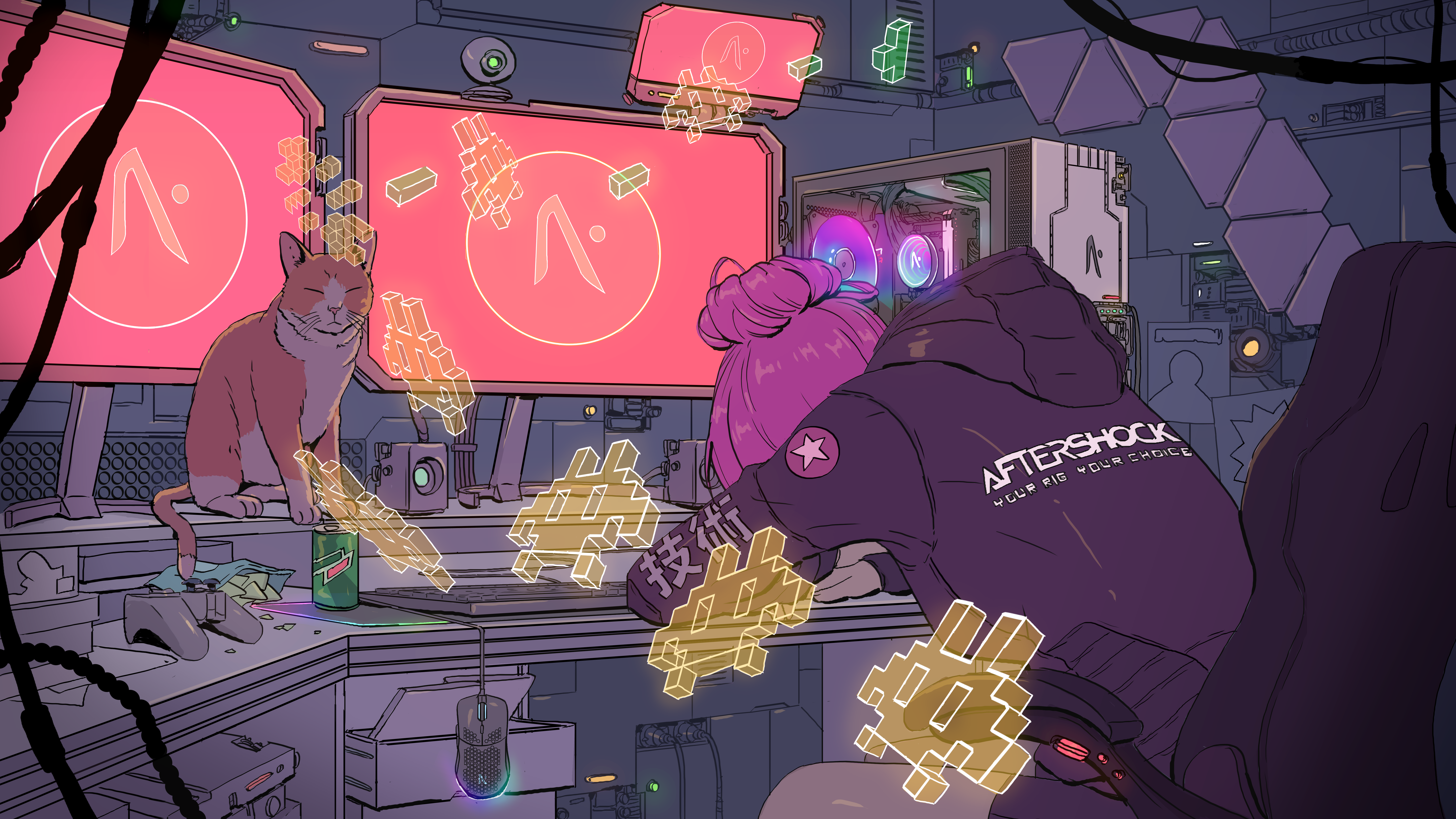 Lofi HipHop Girl Wallpaper by Justin