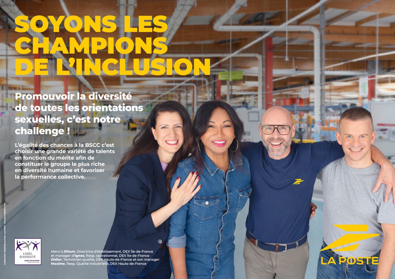 collègue de la poste